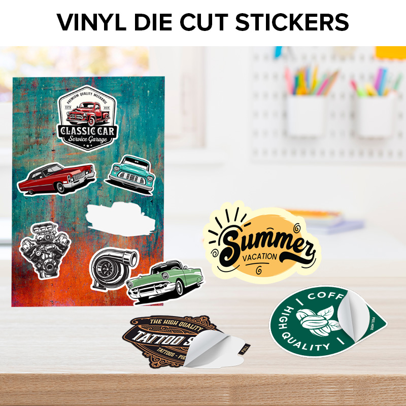 VINYL DIE CUT STICKERS